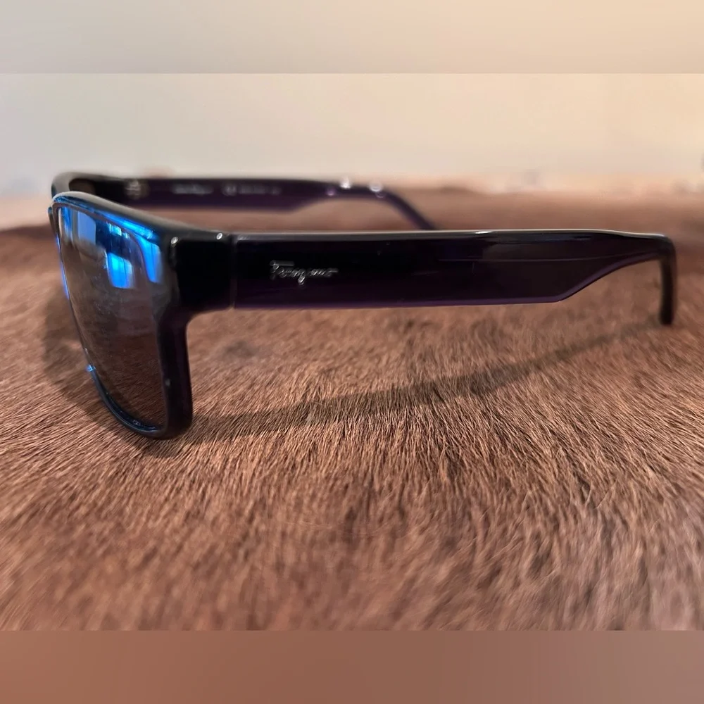 Salvatore Ferragamo Black Sunglasses